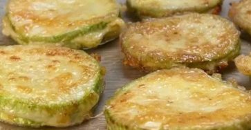 Cheesy Pan-Fried Zucchini